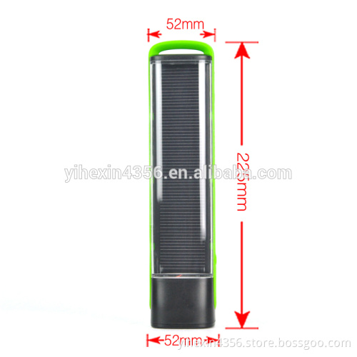 1 Watt Solar Power Flashlight / Power Bank Torch